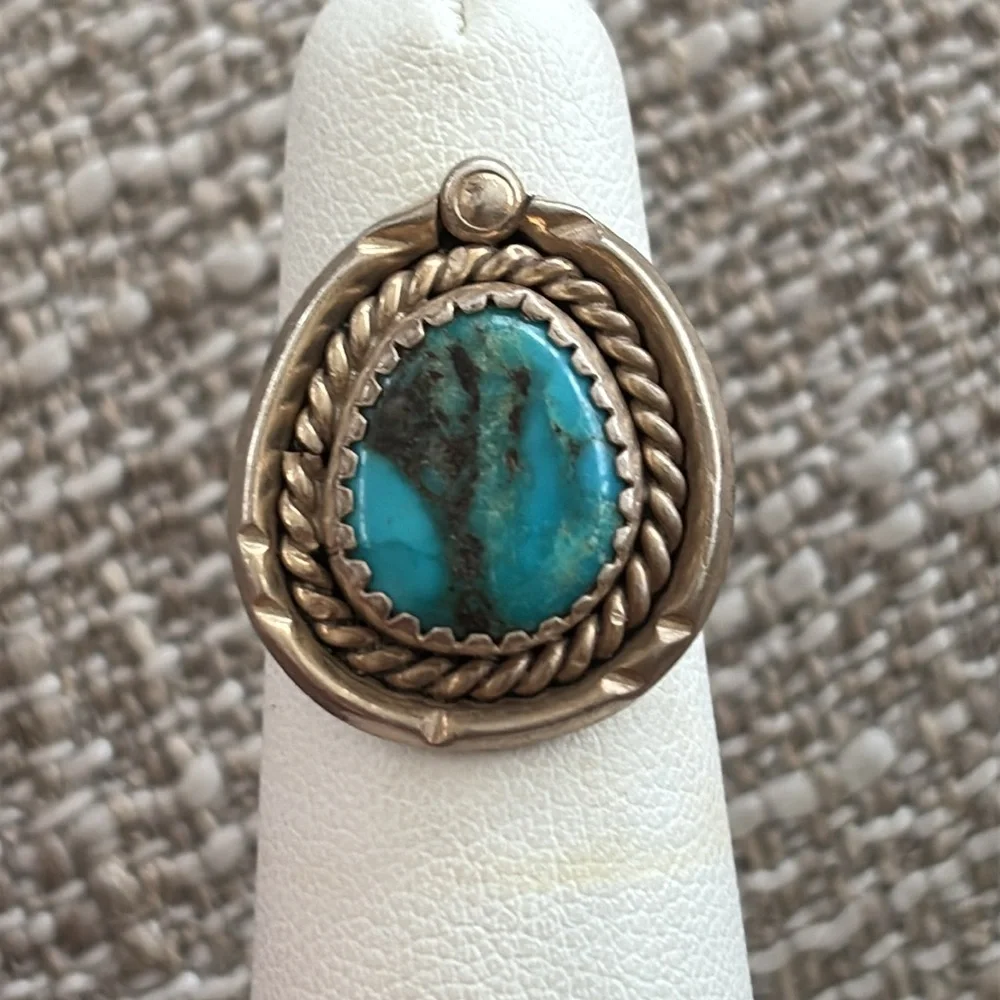 Sterling Silver and Turquoise Ring